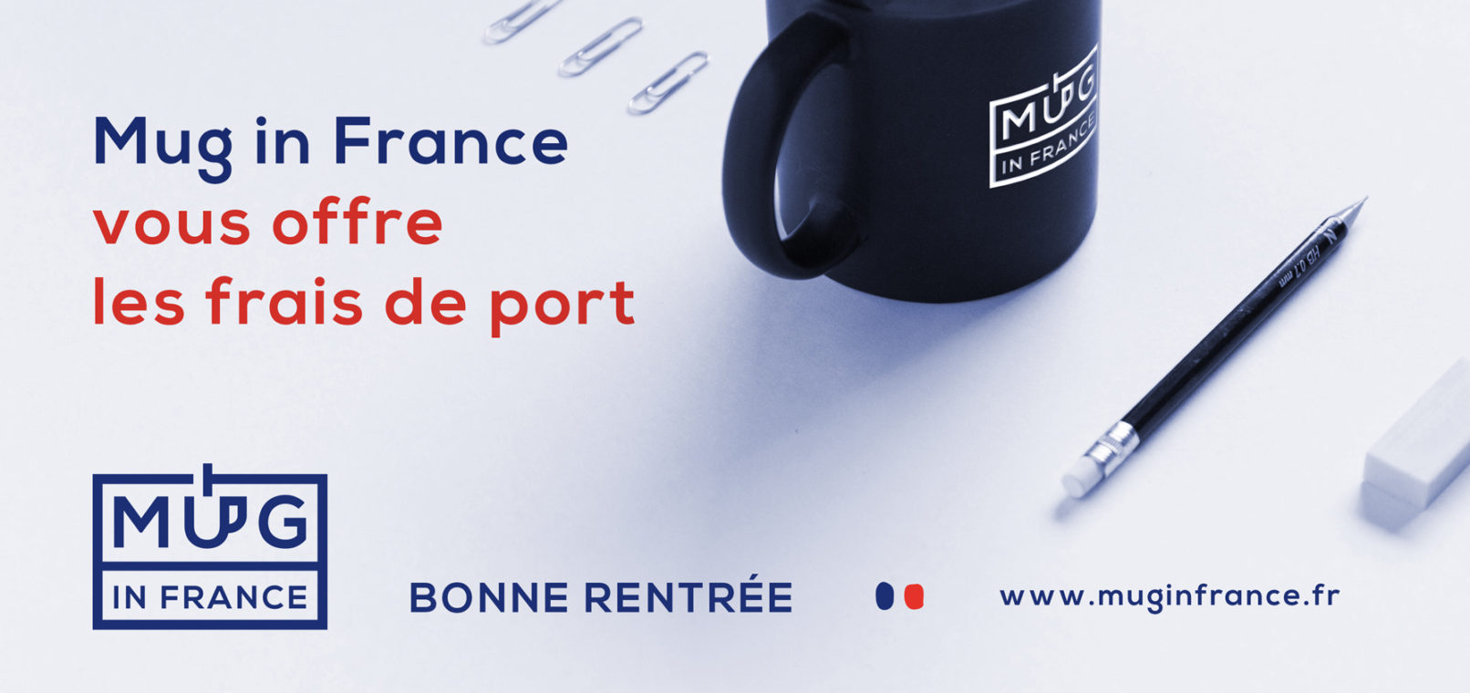 Mug in France Bannière réseaux sociaux promo rentrée